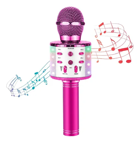Microfono Karaoke C/ Parlante, Bt, Inalámbrico Color V