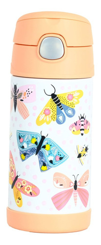 Garrafa Térmica Infantil Borboletas E Mariposas Thermos