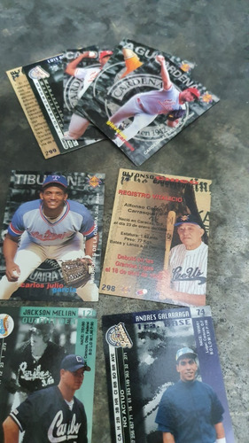 Imagen 2 de 6 de Barajitas De Colección De Béisbol