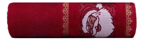 Toalha Rosto Jacquard Natal - Papai Noel - Vermelho - Appel