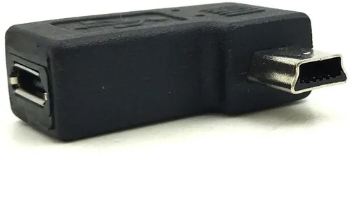Adaptador Duttek Micro Usb A Mini Usb, 90 Grados/m-f