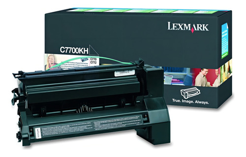 Tóner Lexmark C7700kh Color Negro