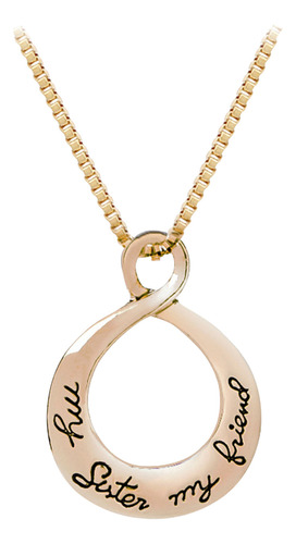 Collar Con Colgante «good Sister My Friend» De R Fashion, Pa