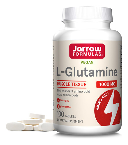Suplemento Jarrow Formulas L-glutamina 1000 Mg 100 Comprimid