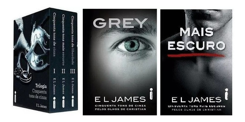 Coleção 50 Cinquenta Tons De Cinza Completa (5 Livros) Grey