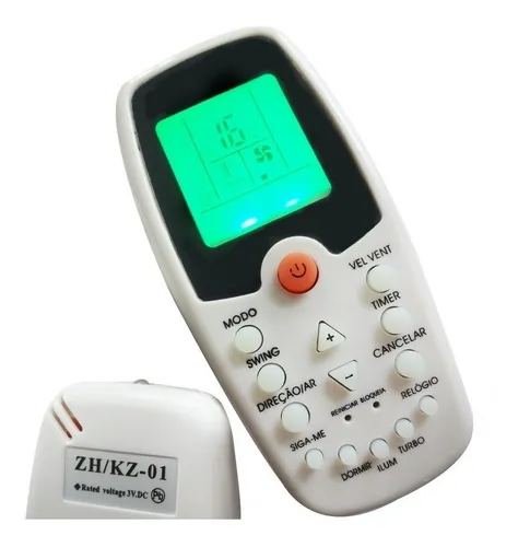 2x Controle Para Ar Condicionado Komeco Zh/kz-01 / Zh/ez-01 2x Controle Para Ar Condicionado Komeco Zh/kz-01 / Zh/ez-01