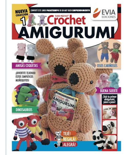 Libro Crochet Amigurumi 1: Divertite Tejiendo Estos S Lhh