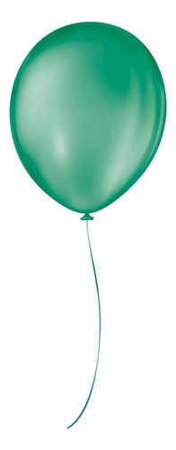 Balão De Festa Látex Liso - Cores - 11  28cm - 50 Unidades Cor Verde Folha