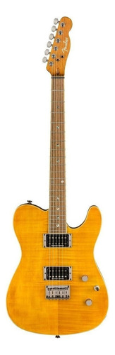 Guitarra elétrica Fender Special Edition Custom Telecaster FMT HH de  bordo/mogno 2018 amber uretano brilhante com diapasão de louro indiano