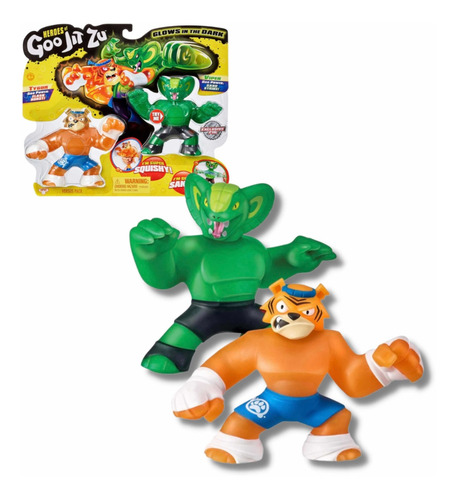 Heroes Of Goo Jit Zu Personajes Tygor Versus Viper Brillante