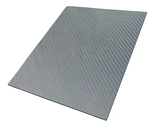 Placa Chapa De Fibra De Carbono (380x240x0,5mm) Acab. Lixado