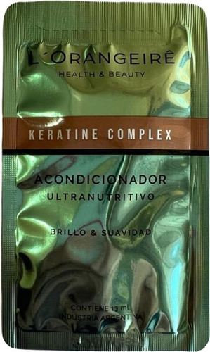 Acondicionador Hotel L´ Orangeire 13 Ml X 500 Unid. Keratina