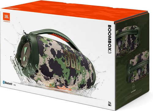 Jbl Boombox 3 (color Camuflado) Portable Bluetooth Speaker