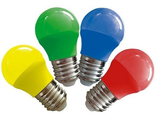 Pack X10 Lampara Gota Led 3w Foco Guirnaldas Varios Colores