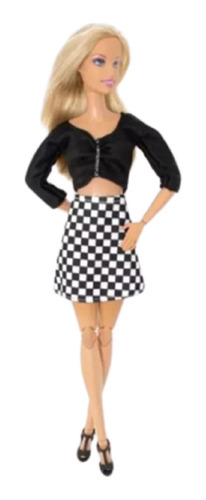 Ropa Muñecas Set 5 Trajes A La Moda Barbiele