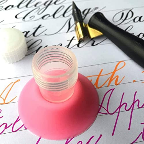 Ink Wells For Dip Pen & Calligraphy Nib Organizer Set O...
