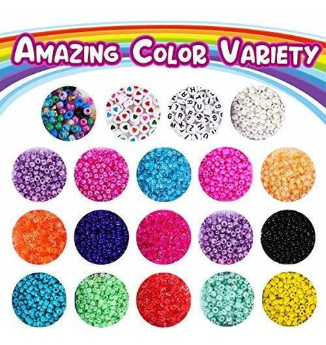 Funzbo Beads Kit De Fabricacion De Joyas Cuentas Para Pulser