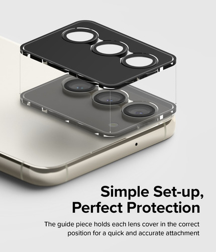 Imagen 4 de 10 de Templado Protector Cámara Para Samsung S23 & S23 Plus Ringke