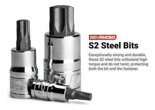 3-0268 T60 Star Bit Socket, Unidad De 1/2 Pulgada