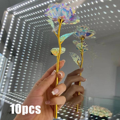 10 Piezas De Rosas Artificiales Que Duran Para