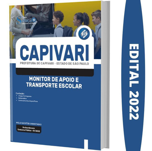 Apostila Capivari - Monitor De Apoio E Transporte Escolar