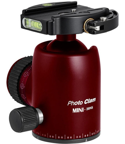Photo Clam Pro Mini 30ns With Lever-lock Quick Release (red)