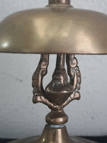 Imagen 2 de 6 de Campana Timbre Para Recepción De Colección En Bronce Remato
