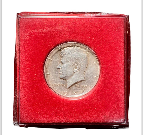 Moneda 1/2 Dólar Estados Unidos 1964 Kennedy Plata 0.900