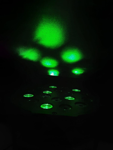 Canhão Refletor 18w Leds Rgb Dmx Digital Strobo Iluminação