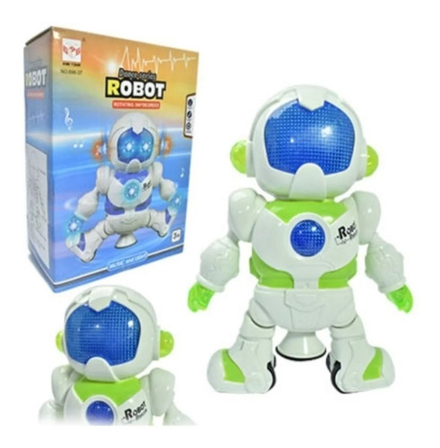  Juguete Robot Con Movimiento Luz Sonido Niños 360 Bola8