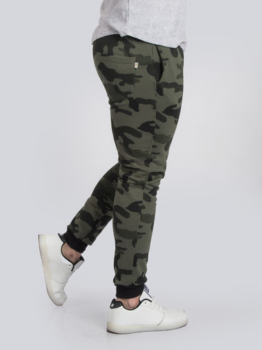 Imagen 9 de 9 de Pack 2 Pantalones Joggers Camuflado Tactico Moda Militar A66