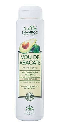 Griffus Vou De Abacate - Shampoo 420ml