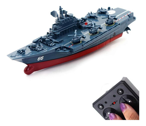 Tipmant Remote Aircraft Carrier Modelo Rc Barco Vedicador De