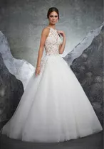 Busca vestidos de novia elegante hermoso encaje cola larga a la venta en  Mexico.  Mexico