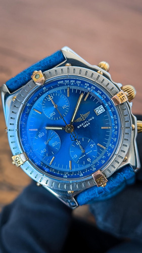 Breitling Chronomat Automatic Azul Prateado Azul (Usado)