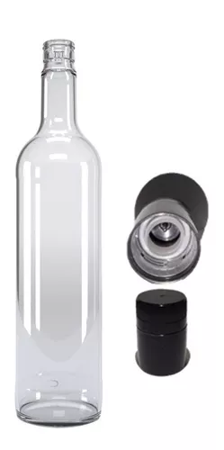 Botella de cristal de 1 litro