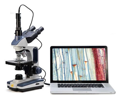 Swift Microscopio Compuesto Trinocular Sw350t, Aumento 40x-2