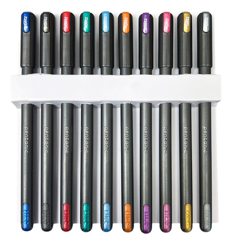 Bolígrafo Pentonic Gel Glitter 1.0mm C/10pz Multicolor