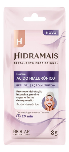 Hidramais Ácido Hialurônico - Máscara Facial 8g