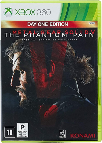 Metal Gear Solid V The Phantom Pain Xbox 360 Mídia Física