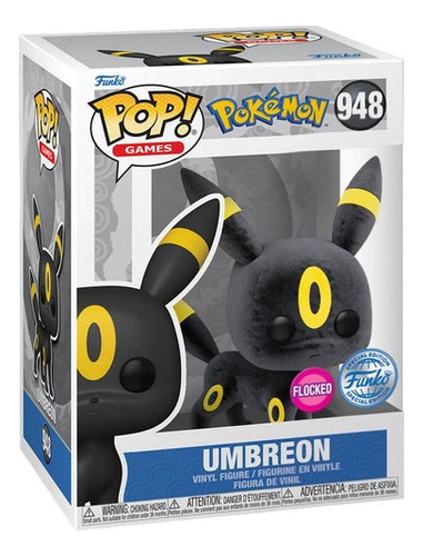 Funko Pop - Pokemon - Umbreon (948)  Flocked Especial