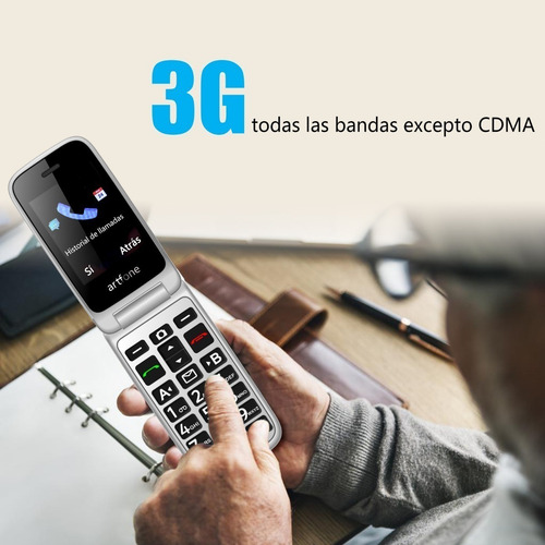 3g Teléfono Móvil Para Personas Mayores Teclas Grandespara