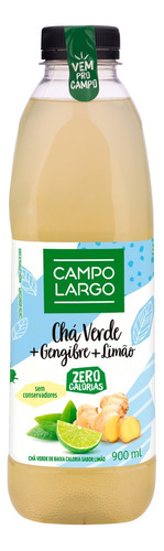 Chá Verde Gengibre e Limão Campo Largo Garrafa 900ml