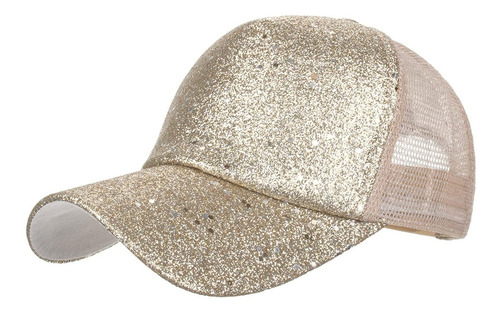 Sisit Shiny Sequins Tennis Hat Summer Fashionable Hip