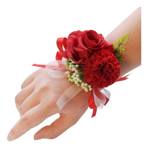Bouquet De Noiva De Casamento Flor De Vermelho 15x12cm