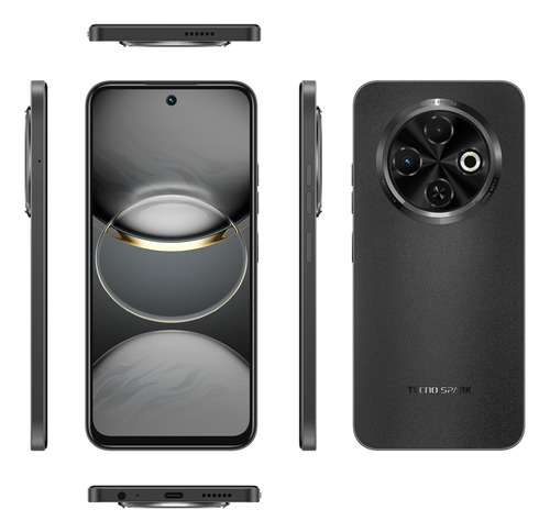 Celular Tecno Spark 30c 256gb + 4gb Orbit Black