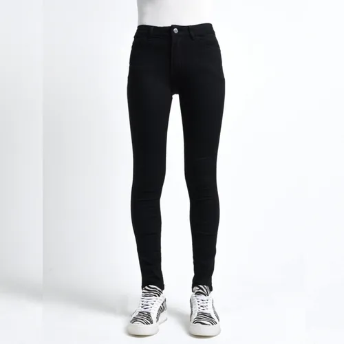 Jean Chupín Elastizado Negro - Legging - 40 Al 60 - Dama