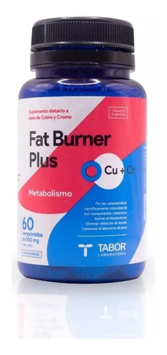 Fat Burner Plus X 60 Comprimidos - Laboratorio Tabor