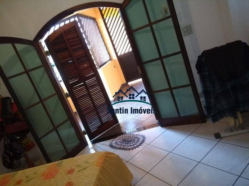 Imagem 12 de 13 de Sobrado Com 3 Quartos (02 Suítes )quintal, Ótimo Acabamento,02 Vagas Cobertas À Venda, 138 M² - Jardim Haydee - Mauá/sp - So0444
