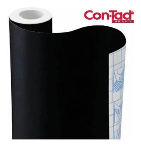 Papel Contact Adesivo 45cm X 2m Preto Fosco Original